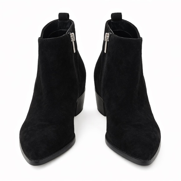 Marc Fisher Shoes - Marc Fisher LTD Black Suede Pointed Toe Booties 8M